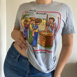 “Sell your soul” graphic tee